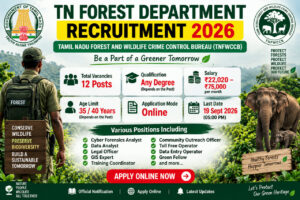 TNFWCCB Recruitment 2026 Notification – 12 Vacancies, Apply Online