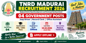 TNRD Madurai Recruitment 2026